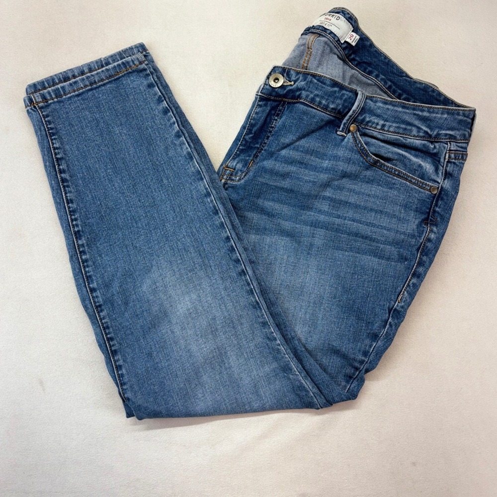 Torrid Jeans Women 20 Blue Skinny First At Fit Medium Wash Stretch Denim
